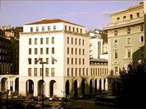 Il palazzo del Consiglio regionale a Trieste